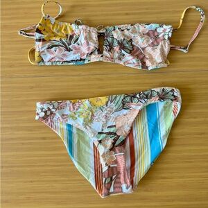 Roxy Reversible Bikini Size Small